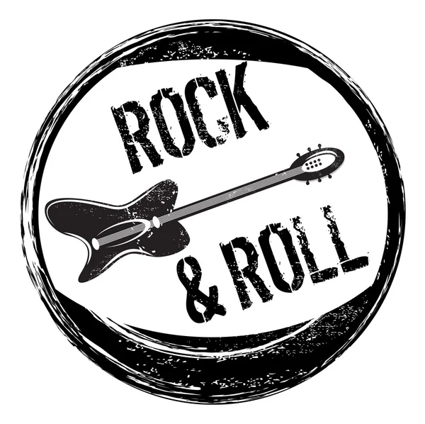 Timbre Rock and Roll — Image vectorielle