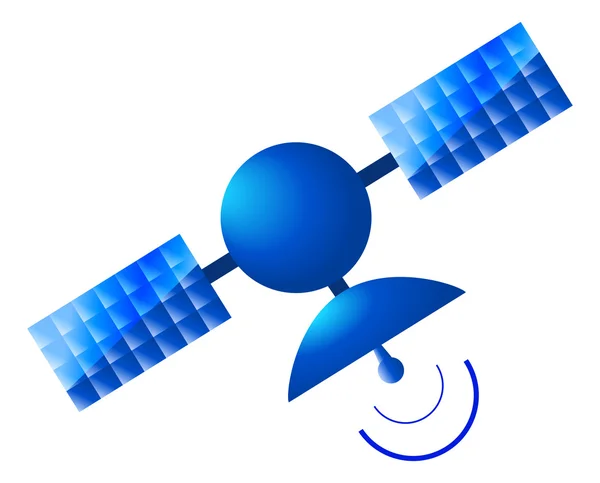 Satelliet pictogram — Stockvector