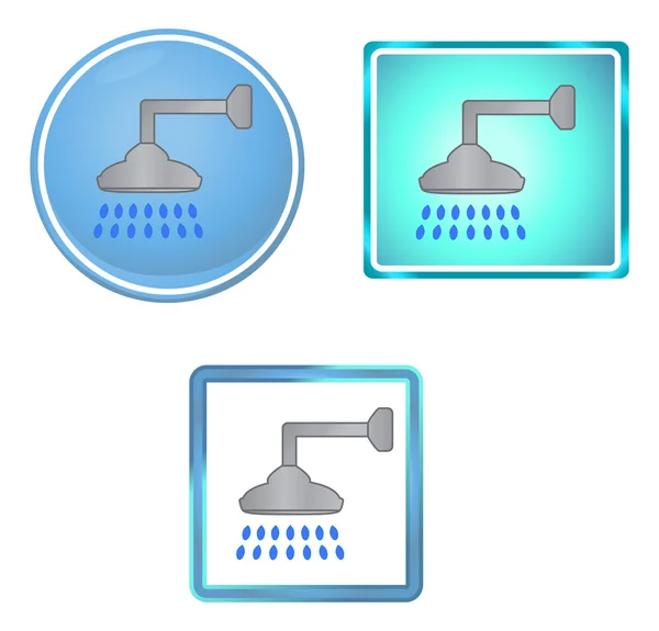 Shower set — Stock Vector