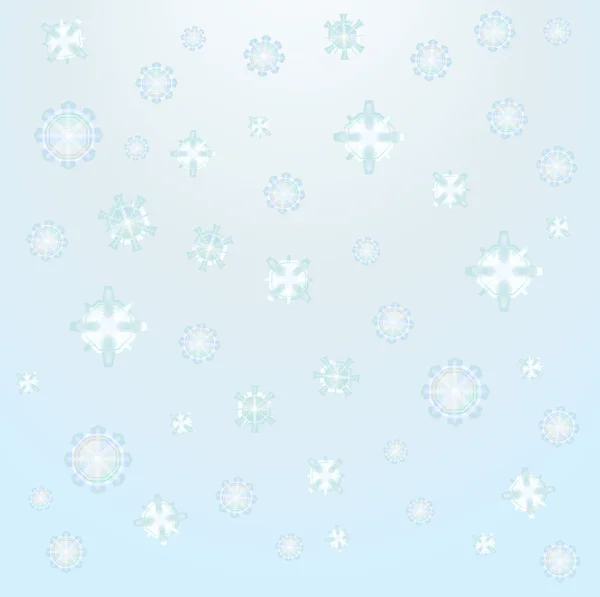 Snowflake background — Stock Vector