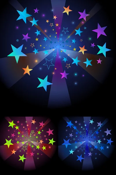 Stars backgrounds — Stock Vector