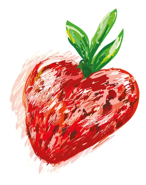Strawberry illustration — Stock Vector