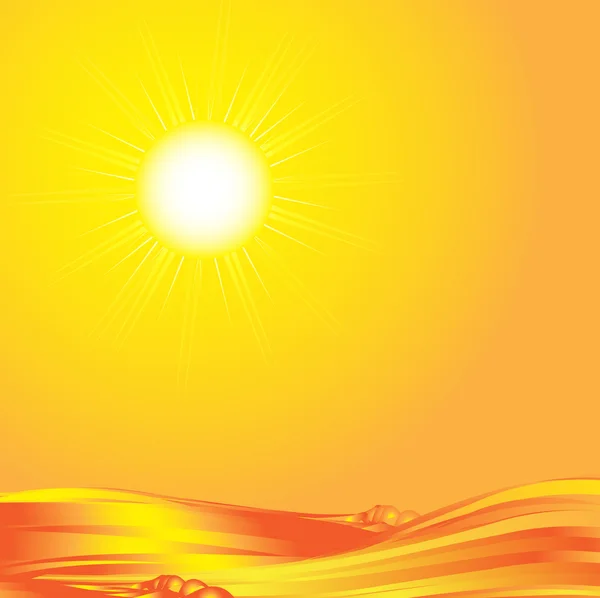 太阳背景 — 图库矢量图片