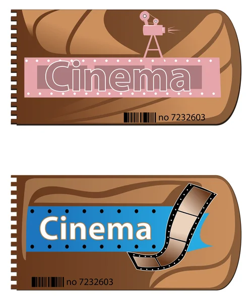 Marcos para el cine — Vector de stock