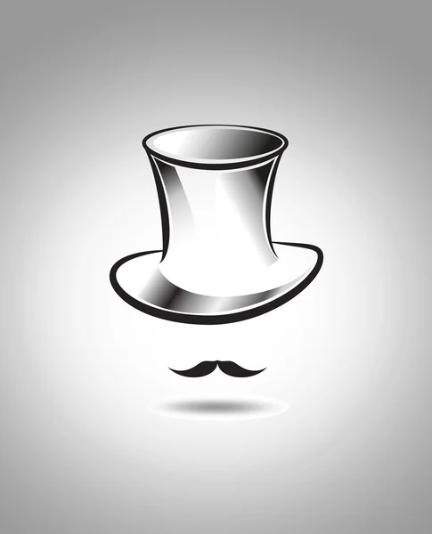 Top hat illustration — Stock Vector