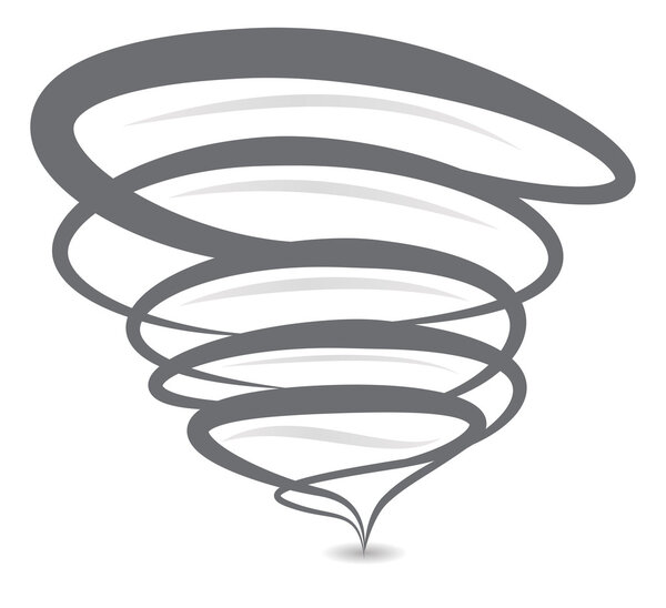 Hurricane or tornado illustration