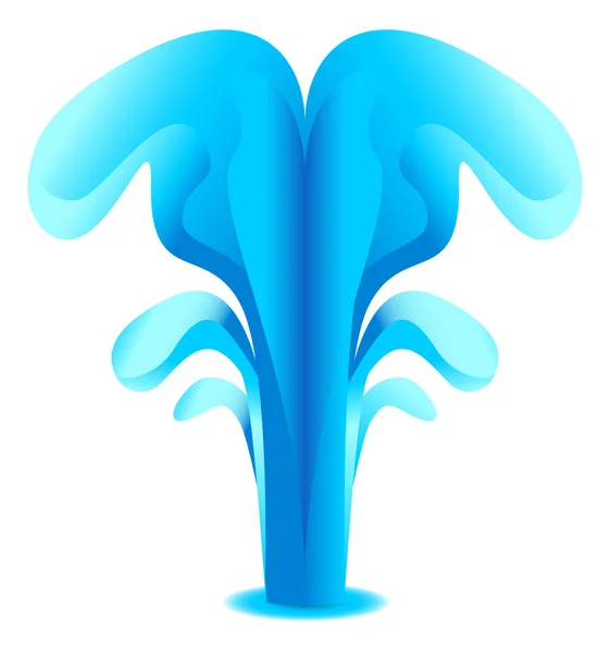Ikona fontány — Stockový vektor