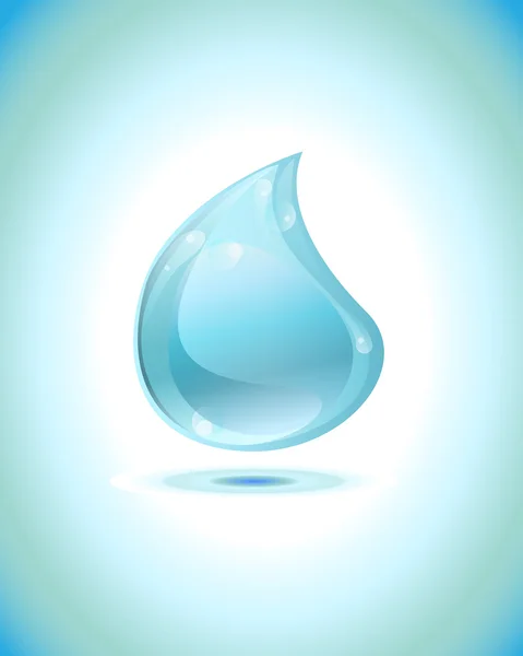 Εικονογράφηση του σταγόνα νερό — Διανυσματικό Αρχείο