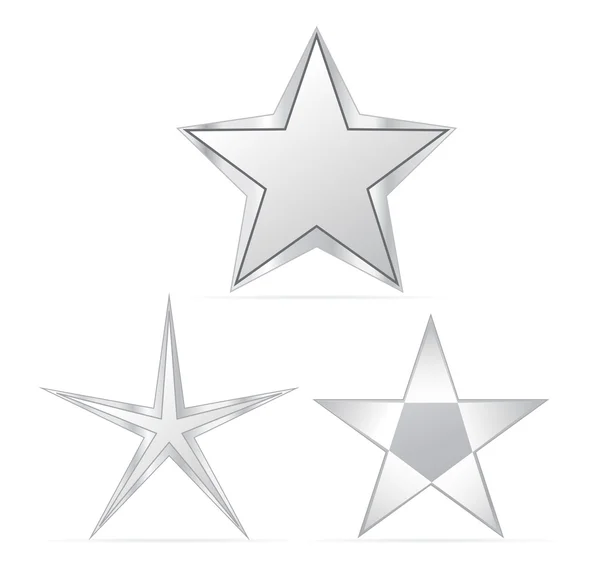 Conjunto de Estrelas Flourish — Vetor de Stock