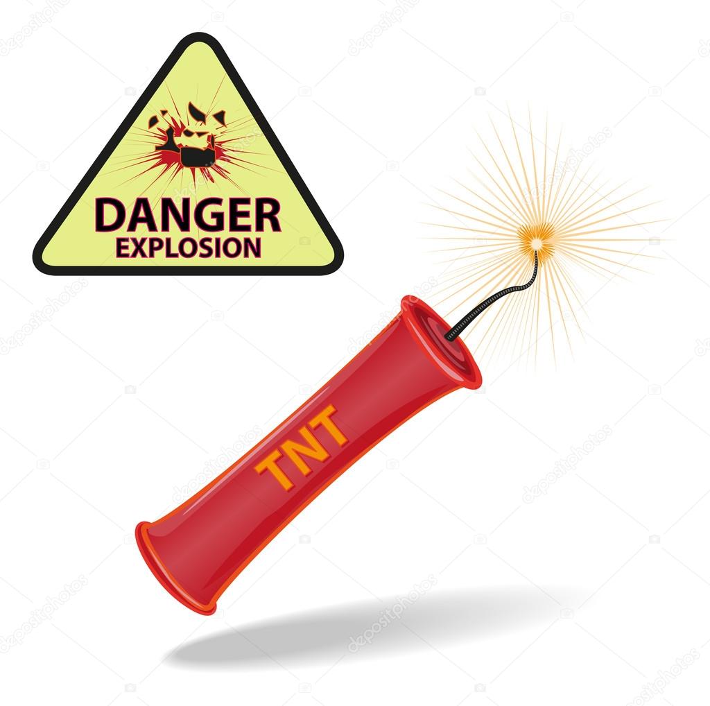 Explosion Sign and TNT