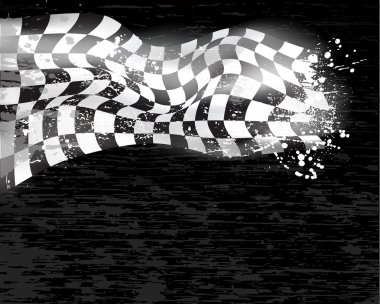 Racing background checkered flag wawing clipart