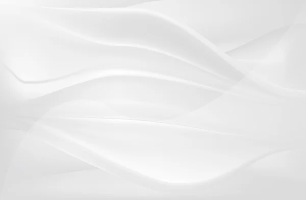 Weißer glatter Seidenfluss abstrakter Hintergrund — Stockvektor