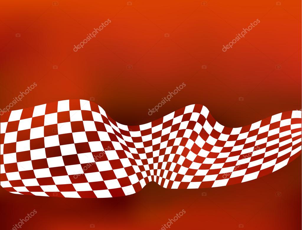 Racing background checkered flag wawing