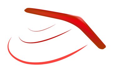 Australian boomerang icons clipart