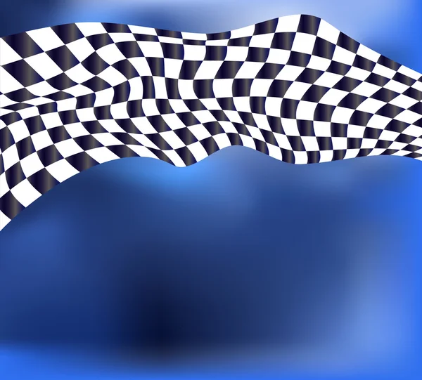 Racing checkered flag — Stock Vector