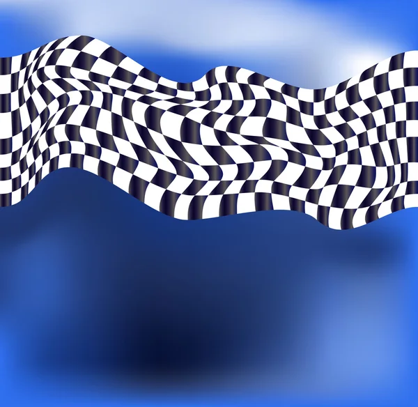 Racing drapeau à carreaux — Image vectorielle