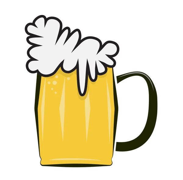 Icona birra fredda — Vettoriale Stock