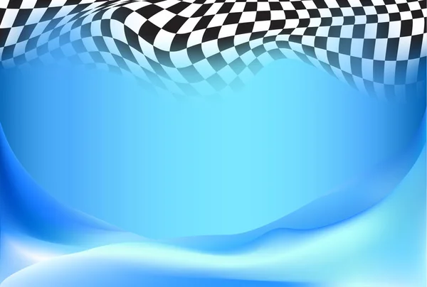Race checkered flag background vector — Stock Vector