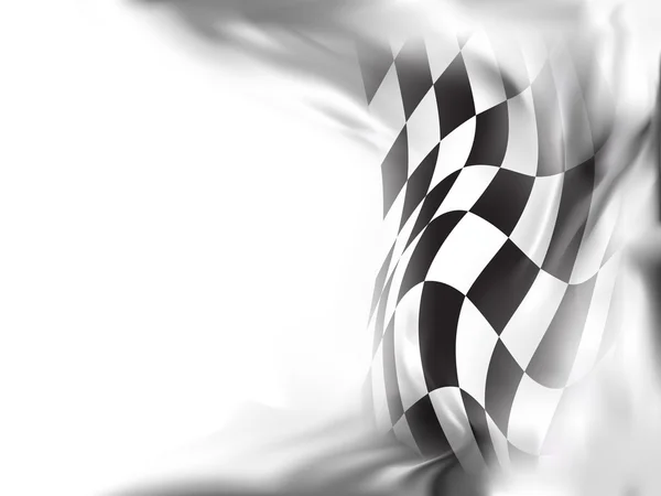 Race vlag achtergrond vector illustratie — Stockvector