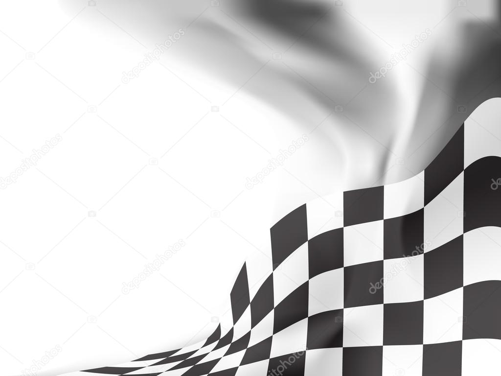 Race flag  background vector illustration