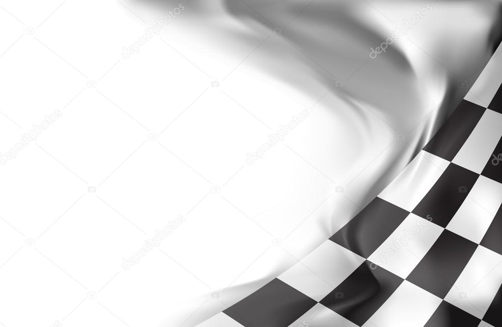 Race flag  background vector illustration