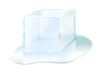 ice cube ice block icon illustration