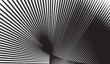 optical art background black and white