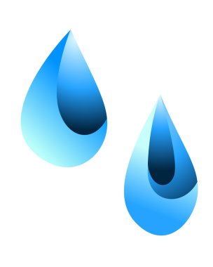 water drop icon symbol illustration