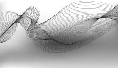 abstract flowing wave design layout background