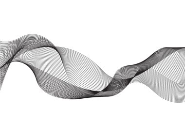 abstract flowing wave design layout background