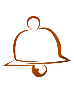 alarm bell symbol icon isolated warning 