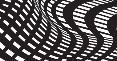 pattern black white optical design background