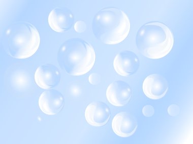 soap bubbles background template ilustration