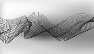 abstract flowing wave design layout background