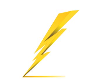 thunder electric charge symbol icon