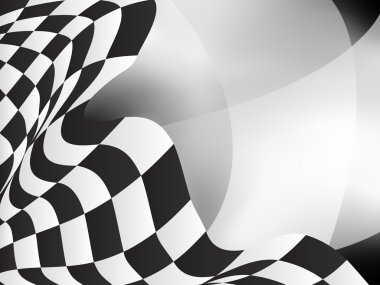 race background checkered flag design