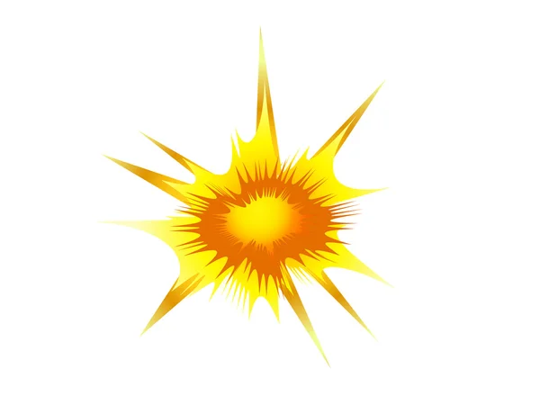 Explosion, blast symbol element illustration — Stock Photo, Image