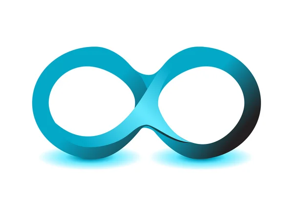 Infinity symbol unlimited sign icon — 스톡 사진