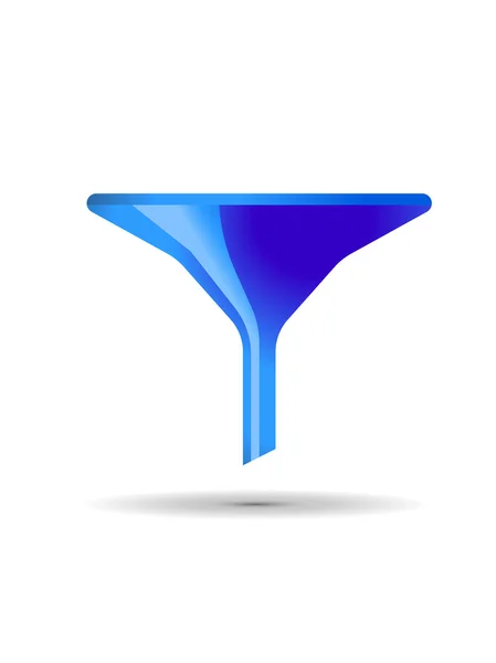 Funnel icon symbol design — 스톡 사진