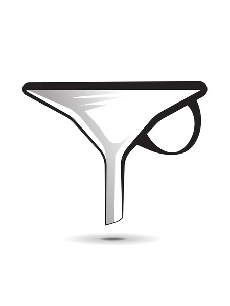 Funnel icon symbol design — Stok fotoğraf