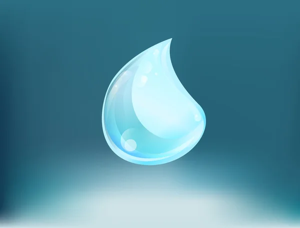 Desenho de gota de água símbolo ilustração — Fotografia de Stock