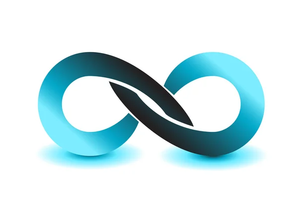 Infinity symbol unlimited sign icon — Stock Photo, Image