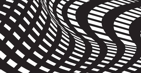 Muster schwarz weiß optisches Design Hintergrund — Stockfoto