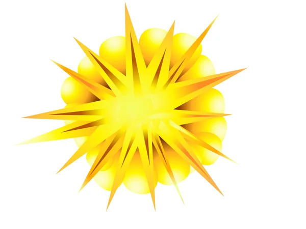 Explosion, blast symbol element illustration — ストック写真