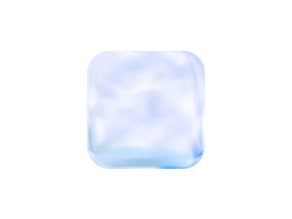 Ilustração do símbolo do cubo de gelo — Fotografia de Stock