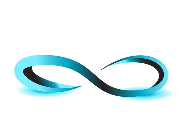 Infinity symbol unlimited sign icon — Stockfoto