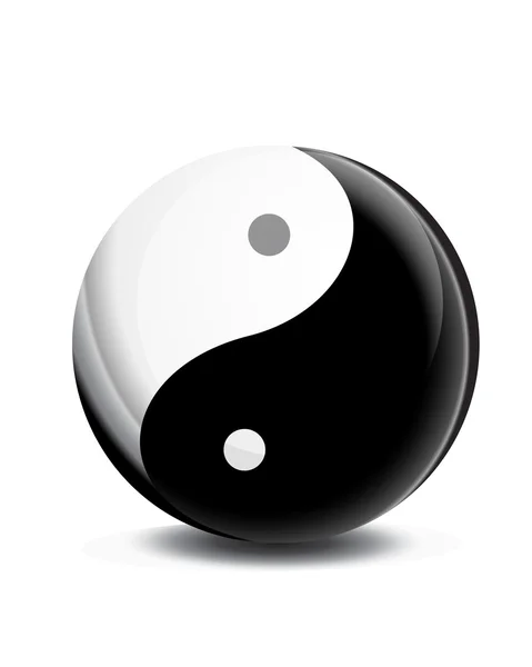 Símbolo yin yang símbolo icono — Foto de Stock