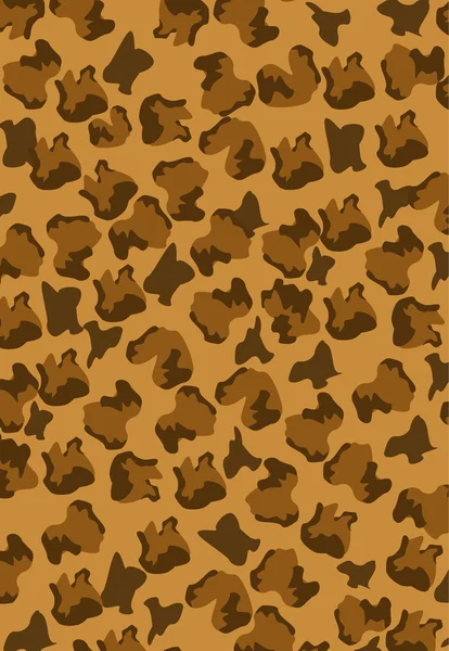 Leopard pattern brown background editable ilustration — 图库照片