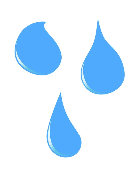 Ілюстрація символу дизайну краплі води — стокове фото