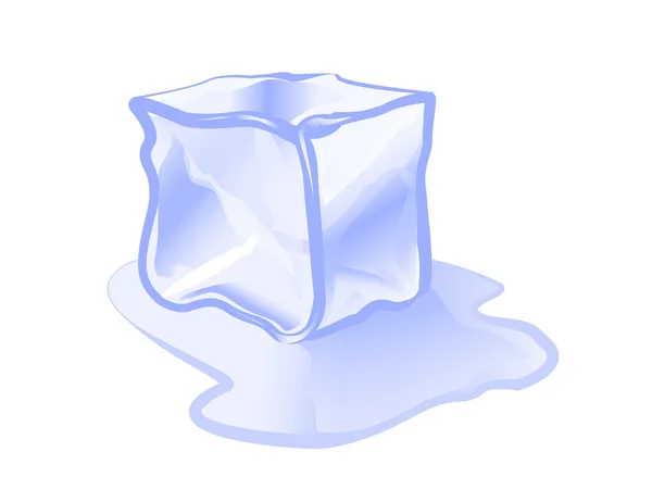 Ice cube ice block icon illustration — Stock Photo, Image